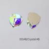Dongzhou Crystals Flatback Non Hotfix Sew on Rhinestones Triangle Shape Crystal Beads Sewing Accessories for Dress & Shoes