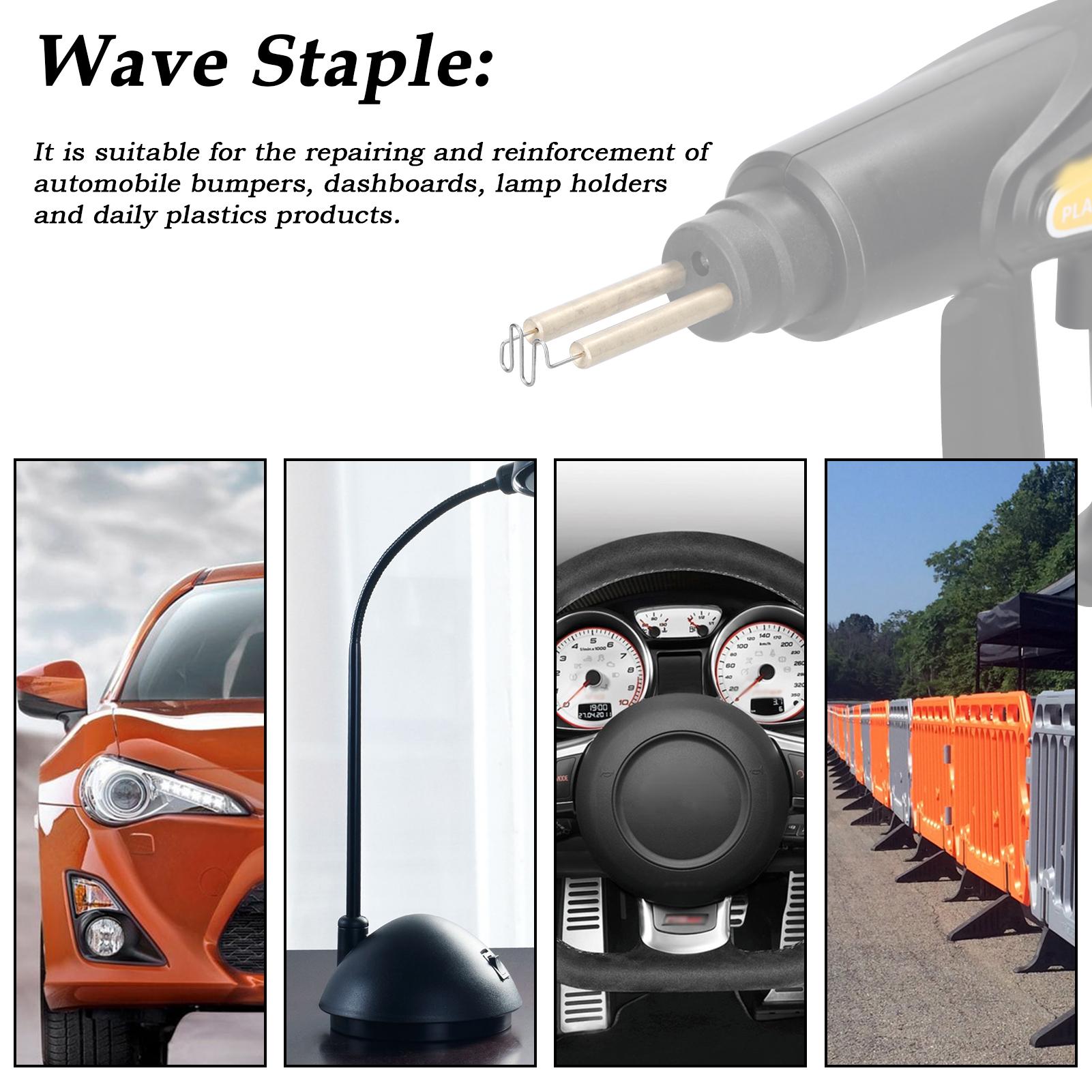 

500pcs Car Bumpers Welding Wire for Plastics Welding Machine Plastics Welders Studs Plastics Appearance Repairing серебряный