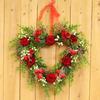 Door Wreath Decorative Garland Home Decor Valentines Day Wreath Decorations For Porch Cabinet Home Indoor Outdoor Easter Spring