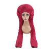 Women Sleeping Hat Dual-Purpose Long Braids Protective Breathable Silk Hair Cover Adjustable Pantyhose