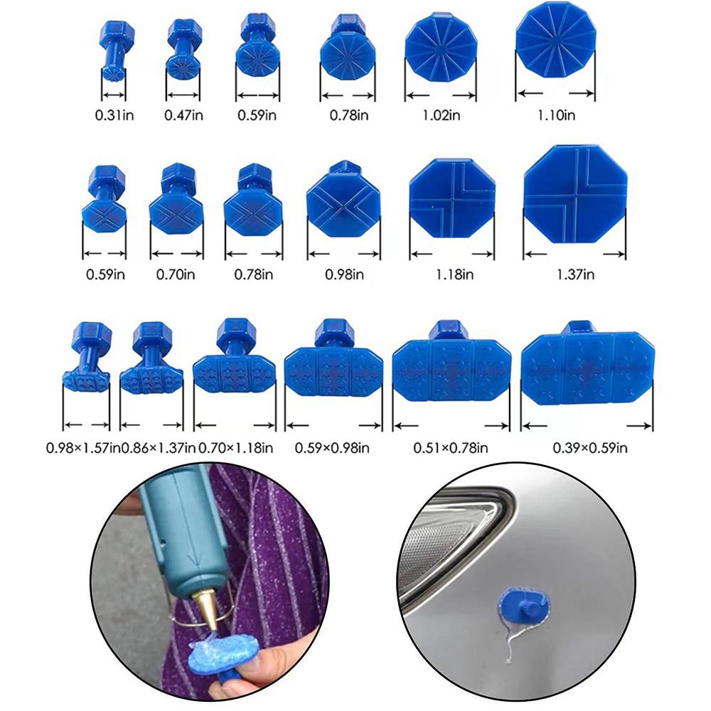 Car Dent Puller Repair Tools Suction Puller Hammer Kit Auto Dent Repair Mechanical Workshop Auto Body Puller Set Car Accessories