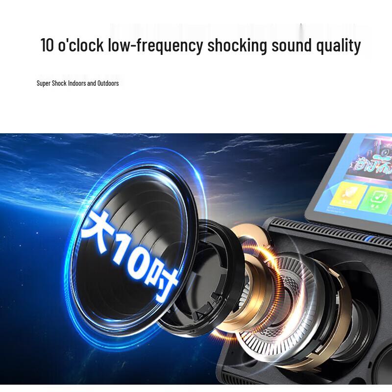 Philips SD380 FM Portable KTV Karaoke Bluetooth Speaker