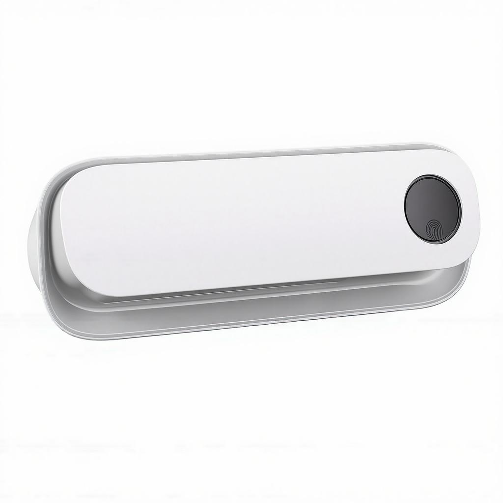 Smart Toothbrush Cleaner Wall Mounted Warm Light Toothbrush Air Drying Cleaning Holder with 5 Slots for Bathroom