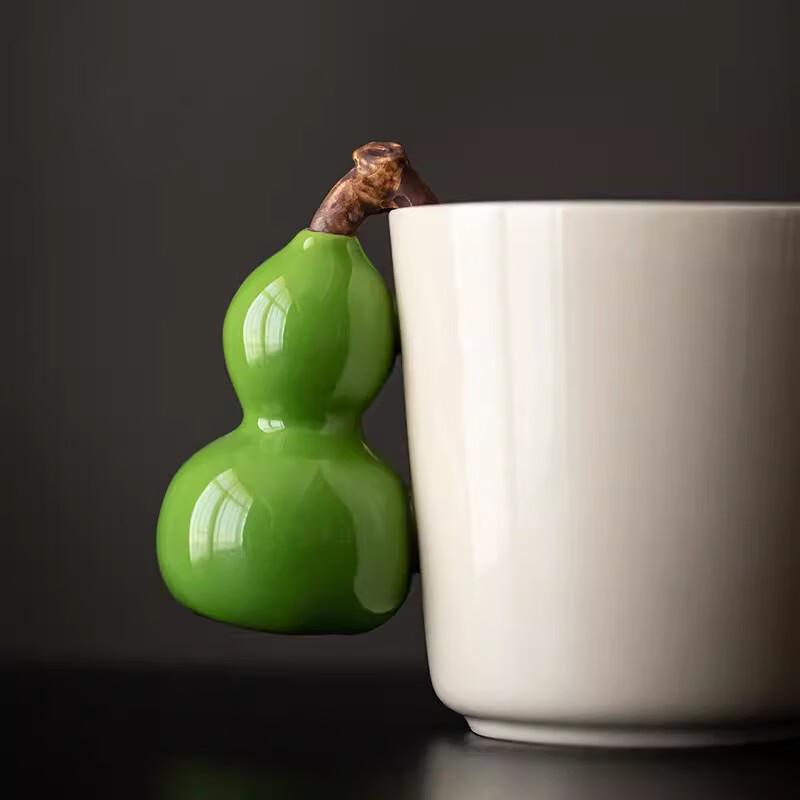 AQ Ascheglasur Keramik Tee-/Wasserbecher