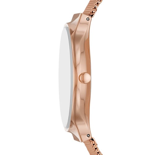 Skagen Women's Freja Quartz Watch with Stainless Steel Strap, Rose Gold, 16 (Model: SKW3020)