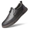 Fashion2024 Spring Autumn Genuine Leather Loafers Shoes Male Fashion Casual Business Casual Breathable Driving Men's Shoes