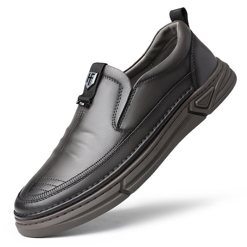 Fashion2024 Spring Autumn Genuine Leather Loafers Shoes Male Fashion Casual Business Casual Breathable Driving Men's Shoes