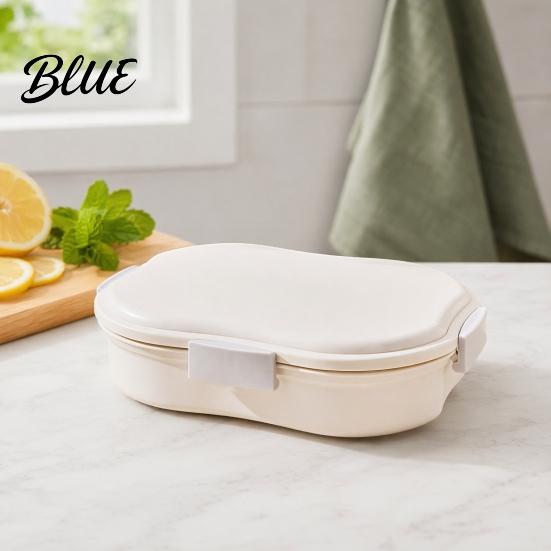 Portable Lunch Box Snack Container with Separate Compartments Design