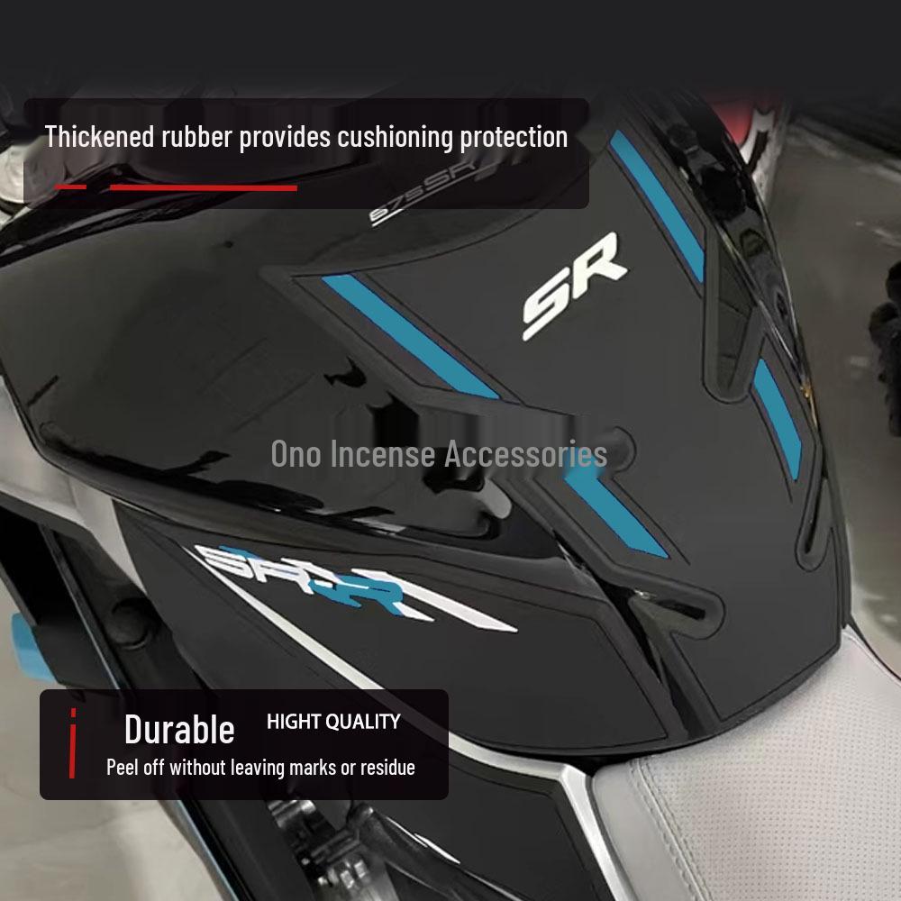 CFMOTO 675R-R 2024 Moto Autocollant en Caoutchouc Antidérapant pour Réservoir de Carburant