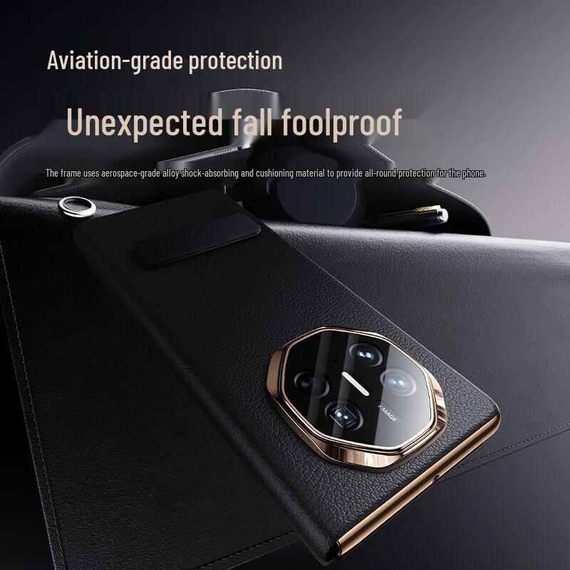 KEKLLE Otočný stojánek Flip pouzdro na telefon pro řadu Huawei Mate