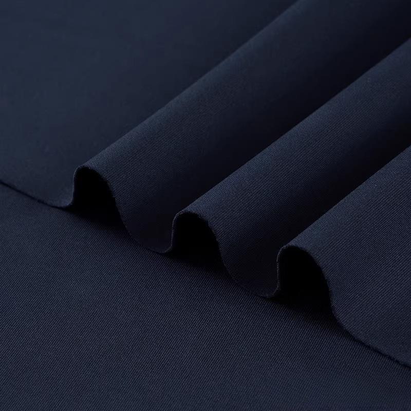 Air Layer Fabric Spring Summer Thin Knit Elastic Soft Breathable Clothing Fabric Cloth Sewing Polyester Spandex Rayon Material