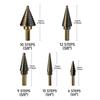 HSS 4241 Cobalt Multiple Hole 50 Sizes Step Drill Set Tools Aluminum Case Metal Drilling Tool for Metal Wood Step Cone Drill Bit
