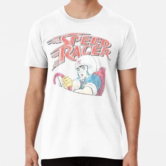 Vintage Speed Racer S to 5XL Made in the USA 100% Cotton T-shirt Mens Tees Top 3XL