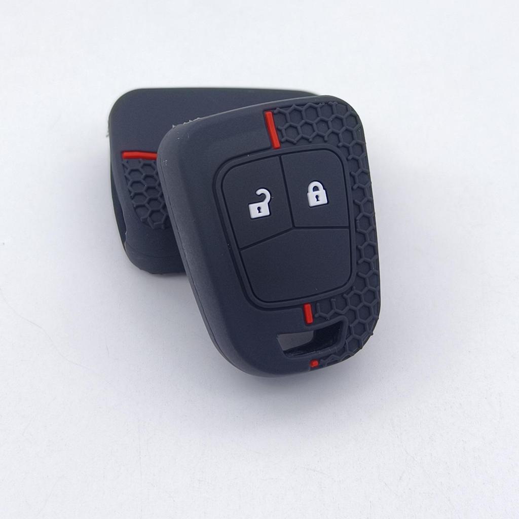 Soft Silicone Textured Cover for Chevrolet Aveo/Cruze 2-Button Remote Key