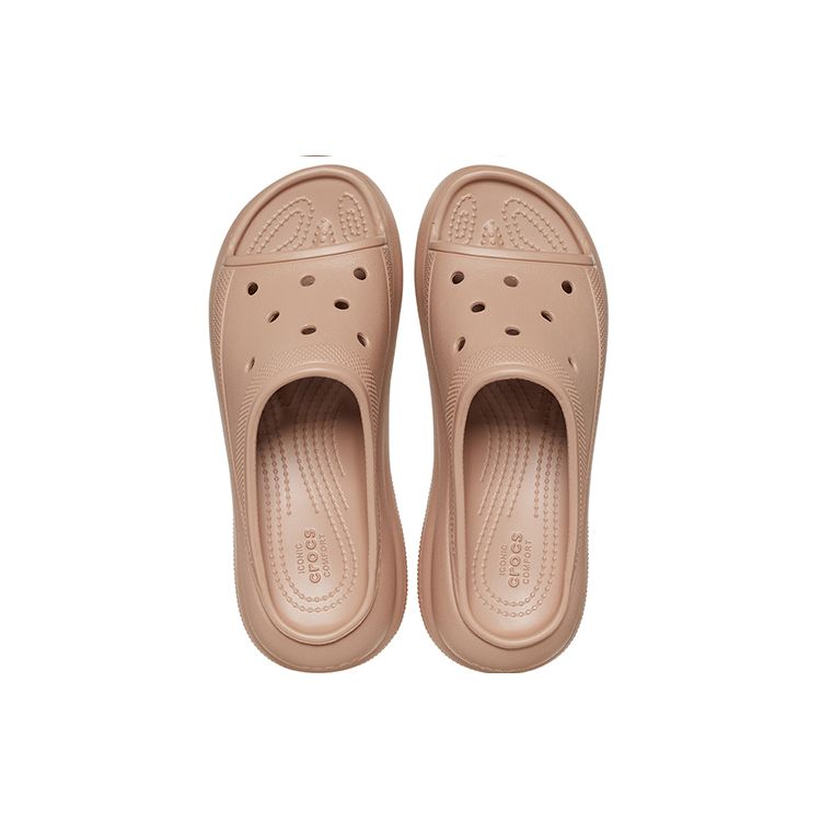 Crocs Casual Versatile Slide Sandals Women Footwear Cork-Brown 208731-2CC