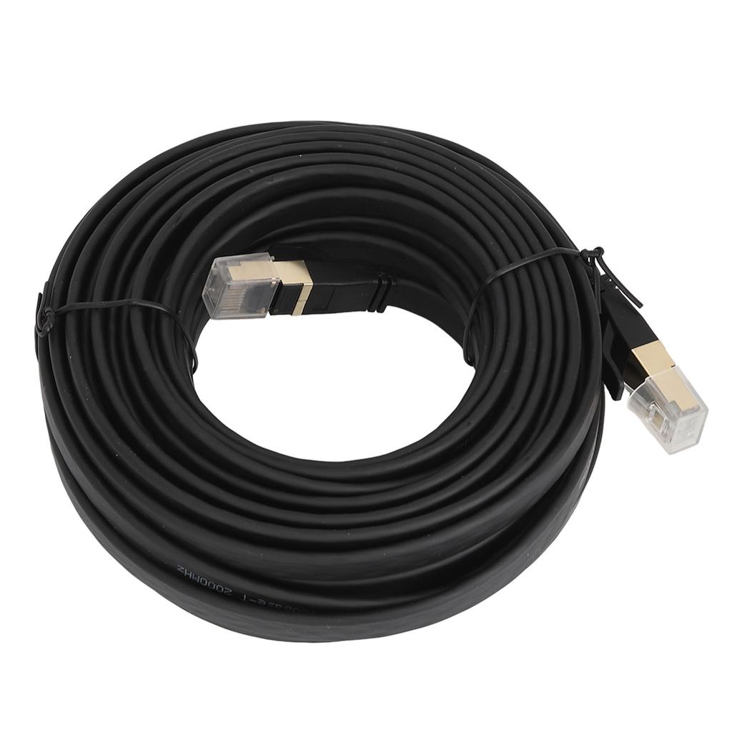 Flat Shielded Cable Cat 8 LAN Cable with RJ45 Connector High Speed 40Gbps 2000MHz Network Cable 10
