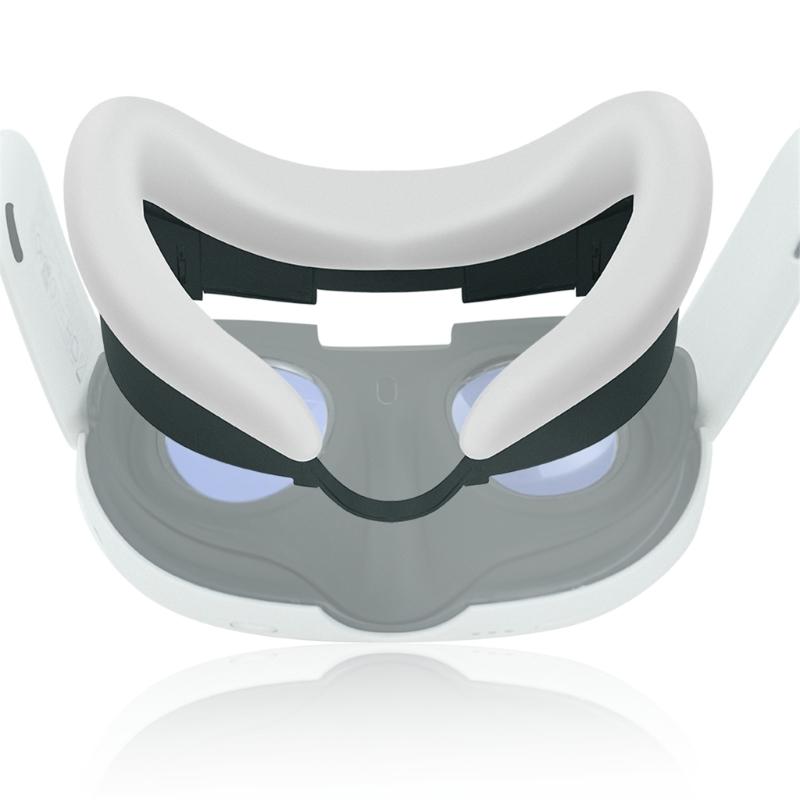 Kratzfeste VR-Schutzhülle Silikonhülle Abdeckung für Meta Quest 3 VR-Headset Maske Linse Schale Kappe Zubehör
