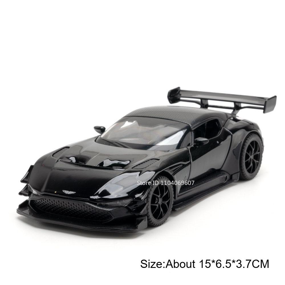 1:32 Valkyrie Vulcan Model Sports Car Toy Alloy Diecast Pull Back Models Cars Collection Vehicles Sound Light Kids Toys Gifts