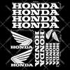 Vinyl Honda Sticker Wing Decal Motorcycle Logo Kit