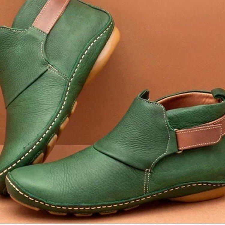 

Заменить штрих-коды женские туфли ретро ручной работы из искусственной кожи модные короткие ботинки на липучке женские большого размера 43 зелёный