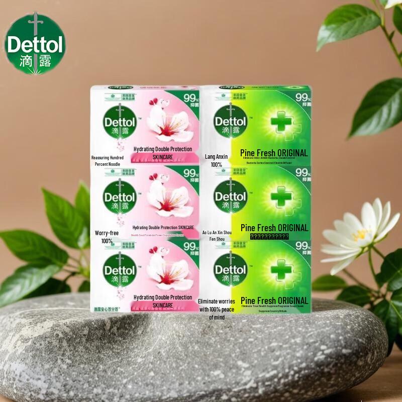 Dettol Moisturizing Pine Bar Soap