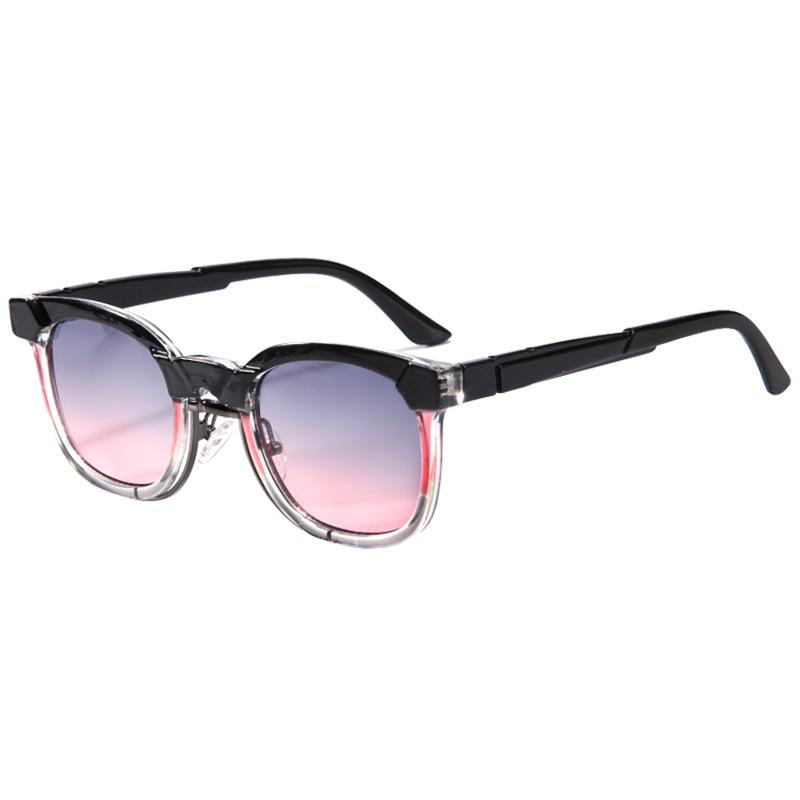 Luxury Brand Designer Cat Eye Sunglasses Women For Men  Popular Vintage Sun Glasses Punk Double Color Outdoor Driving Shades