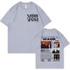 Rapper NATOS WAOR Tour 2025 Grafik T-Shirts Herren Damen Hip Hop Vintage Oversized T-Shirt Lässige Mode Kurzarm T-Shirts