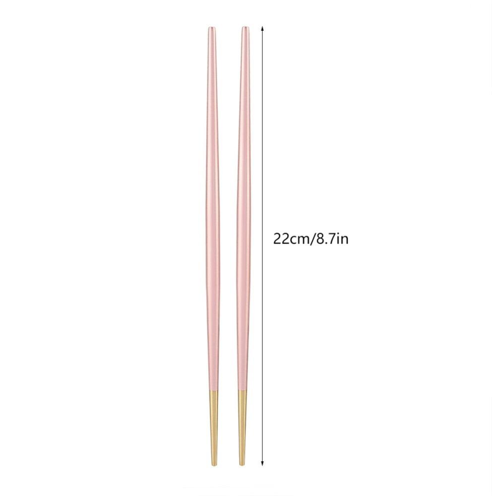Rustless Steel Metal Chopsticks Smooth Food Chopsticks Restaurant Chopsticks Home Dining