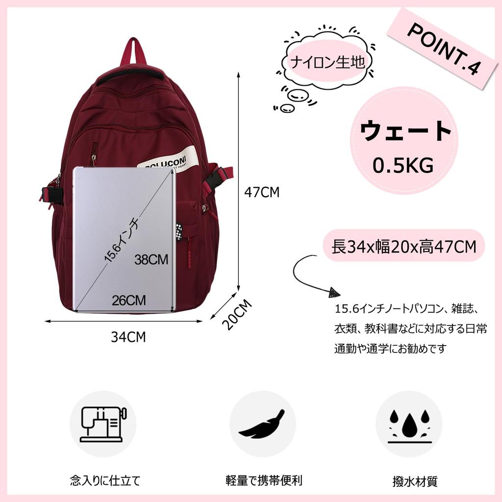FANDARE Women's Large Capacity Lightweight Backpack, Casual and Popular for Students and Students, Unisex, Stylish and Cute Duck Design, Purple,
