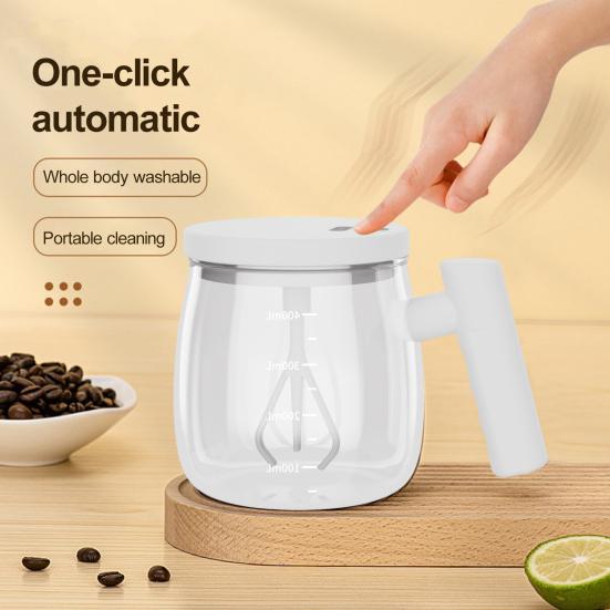 400ml Automatic Mixing Cup Food Grade Heat-resistant Fast Charging One Key Operation Leakproof Electric High Speed Self