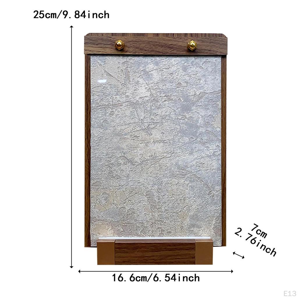 Decorative Nail Display Stand, Tip Sampler, Wooden Stand for Home Manicure