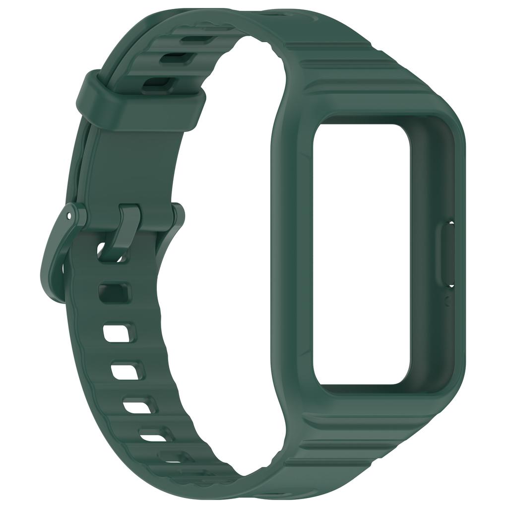 Integrated strap For Samsung Galaxy Fit 3 SM-R390 Watchband Durable Silicone Sport Not Seperated Adjustable Wristband Accessori