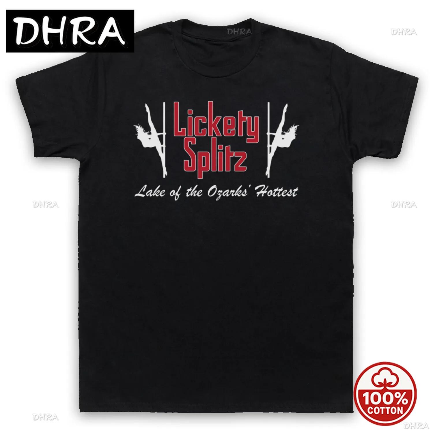 OZARK UNOFFICIAL LICKETY SPLITZ LAKE HOTTEST CLUB TV UnisexS WomenS TSHIRT with Funny T Shirt Tee Vintage Streetwear Casual Top S