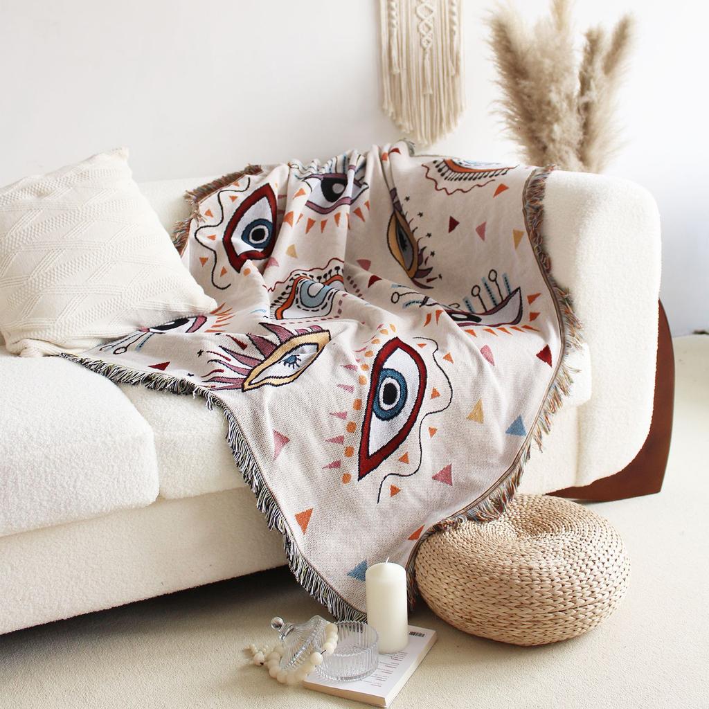 Nordic Leisure Blankets and Throws Home Decor Aesthetics Sofa Towel Bohemian Picnic Blanket Cover Tablecloth Tapestry Room Rug