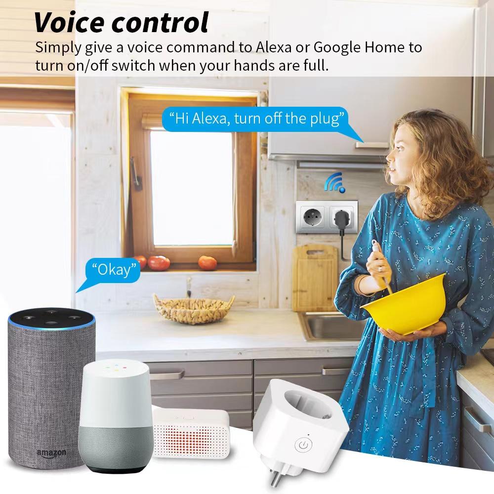 Germa Wifi Eu Smart Plug Socket Adaptor 10a Wireless Remote Siri Voice Control Power Socket Outlet Timing Apple Homekit For Ios