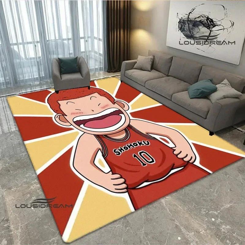 3D Cartoon Slam Dunk printed carpet Non-slip carpet outdoor carpets area rug Home bedroom decor rug for bedroom birthday gift
