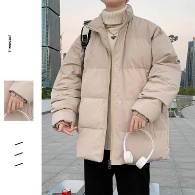 US Size Winter Jackets Men Parkas Thicken Warm Coat Mens Jacket Solid Color Parka Coat Women Fashion New Streetwear
