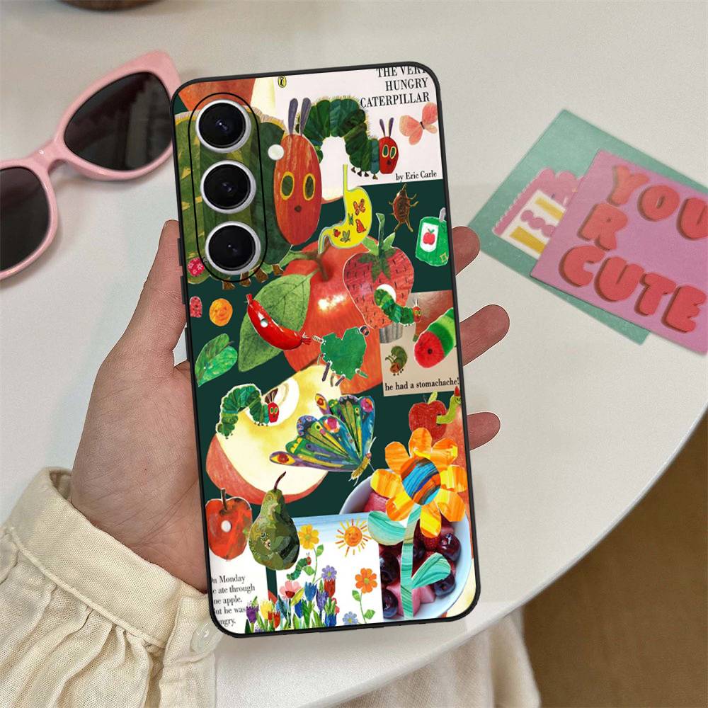 The Very Hungry Caterpillar Phone Case For Samsung S 24 Fe 25 Ultra Plus 20 Lite 21 30 22 23 24 22 Ultra 5G Fundas