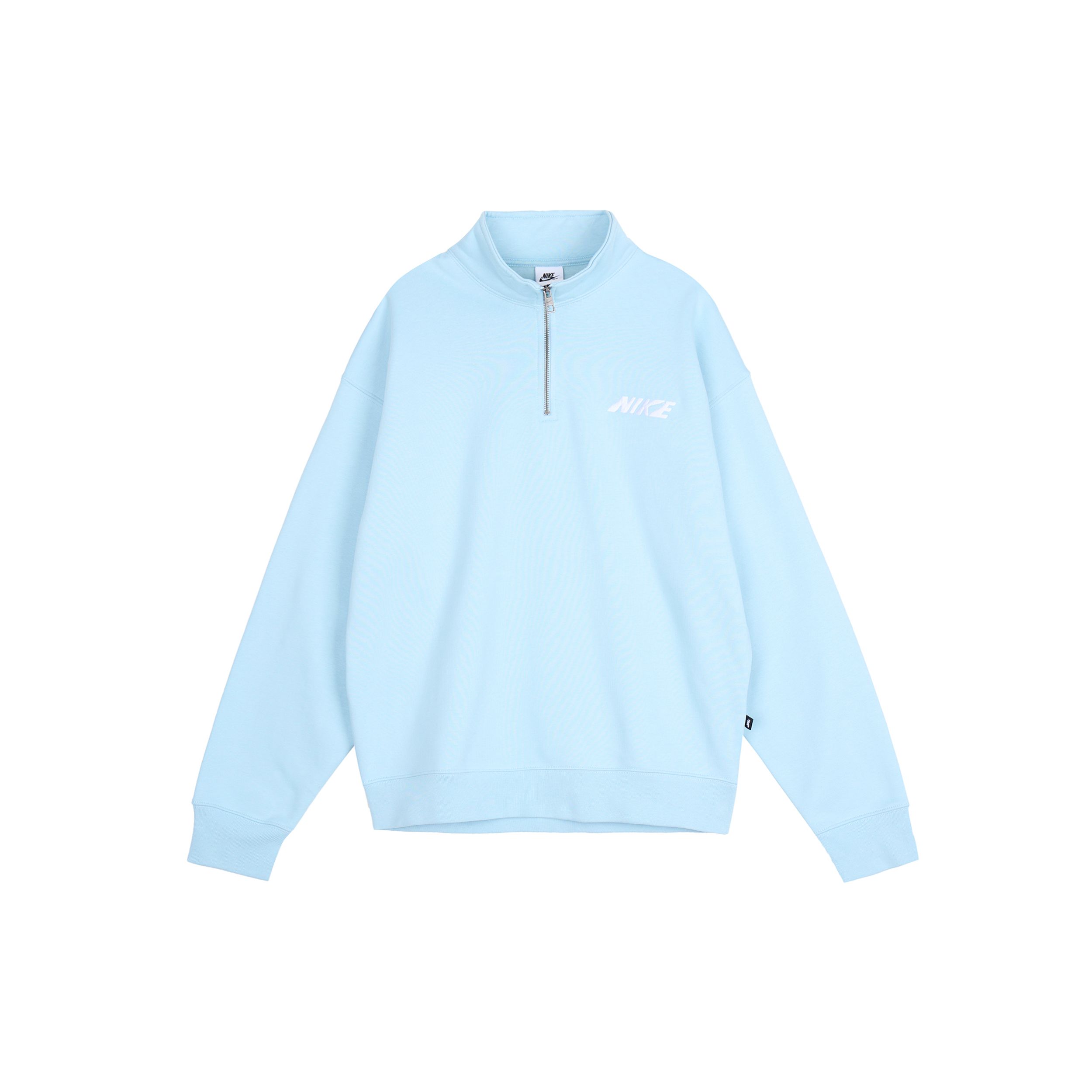 Nike SB 1/2-Zip Fleece Skate Pullover Men s Ocean Bliss Blue DX4249-442 L