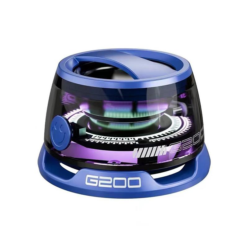Portable Bluetooth Speaker G200 RGB Lighting Magnetic Speaker BT5.3 Mini Sound Box 7 Hours Playback Phone Holder