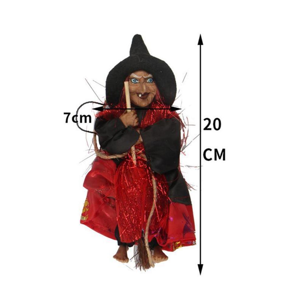 Random Color Lawn Halloween Horror Party Decoration Figurine Pendant Witch Ornament