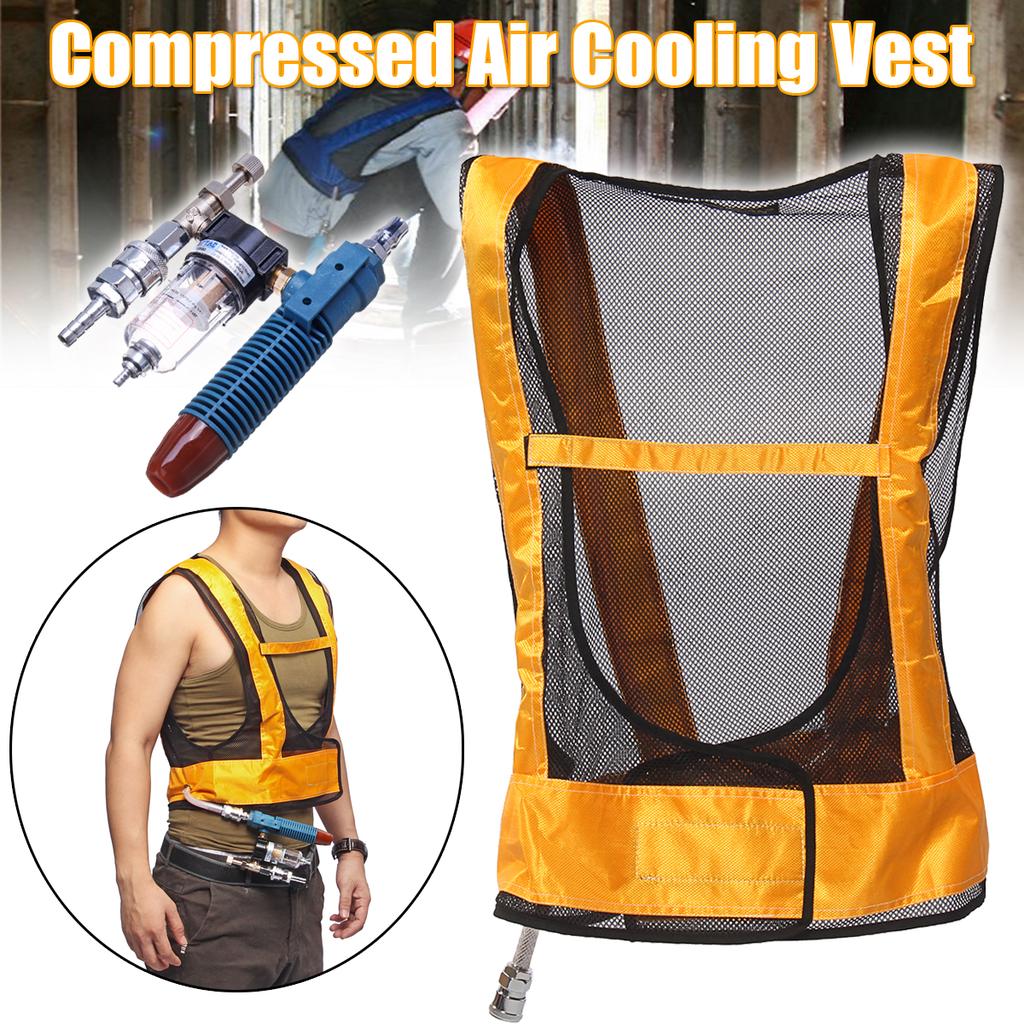Buy Vortex Tube Air Conditioner Waistcoat Compressed Air Cooling Vest 