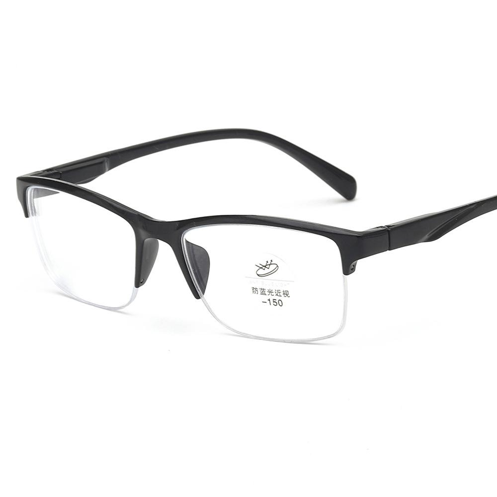 

Anti Blue light unisex square glasses men wome half frame glasses Myopia glasses Nearsighted Eyewear Glasses -1.0 -2.5 -1.5 -2.0 0