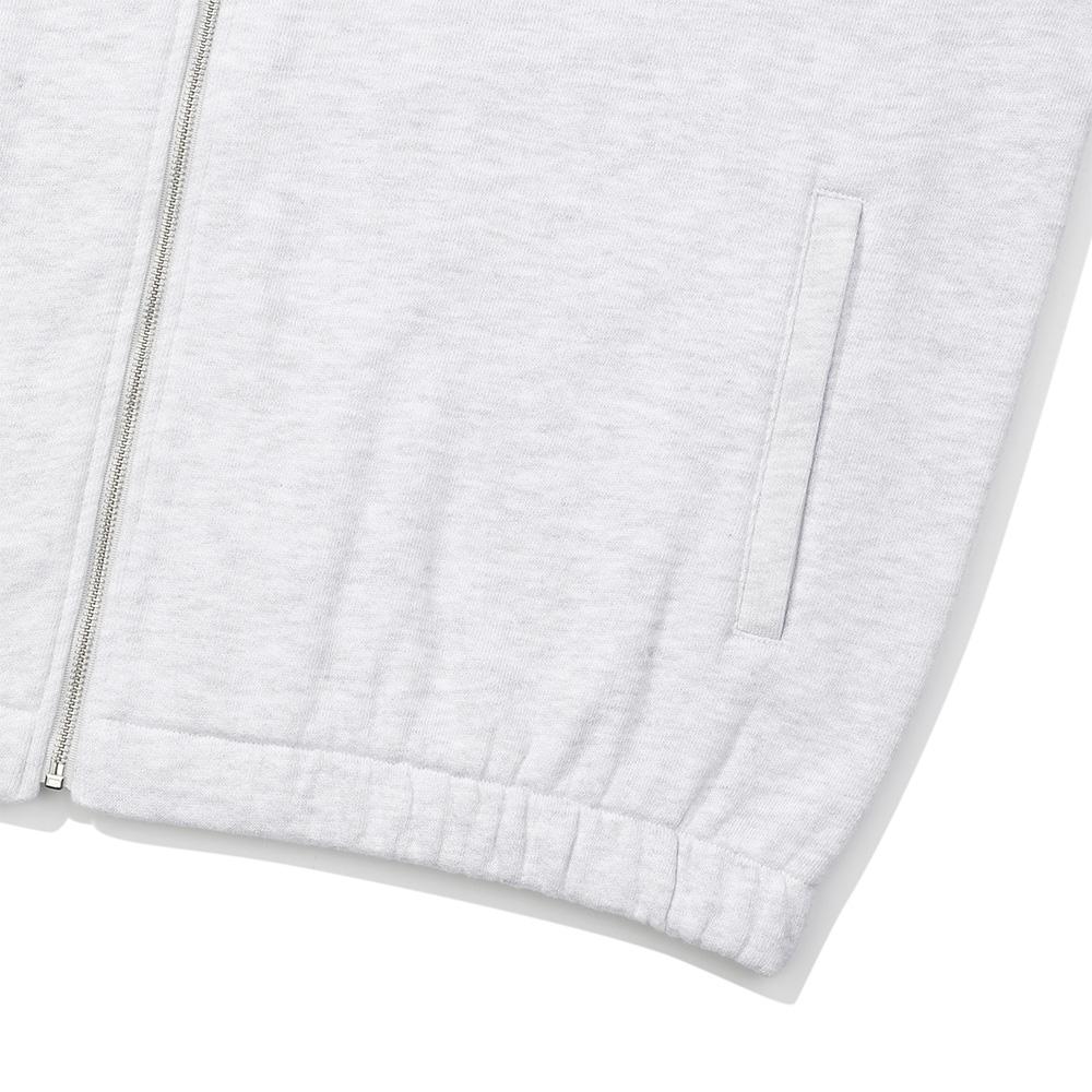 [Tour Divot] French Terry Zip-Up Melange Gray (Man)