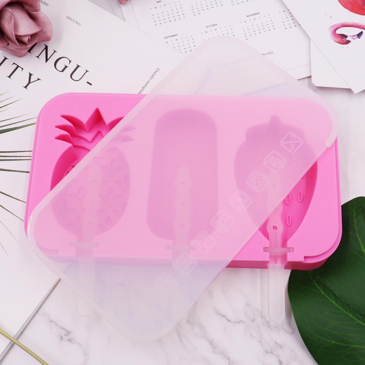 

Силиконовая форма для мороженого эскимо - Креативный бытовой контейнер для фруктового льда