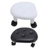 Low Rolling Stool with Wheels Ergonomic Heavy Duty Short Rolling Seat for Bedroom Living Room