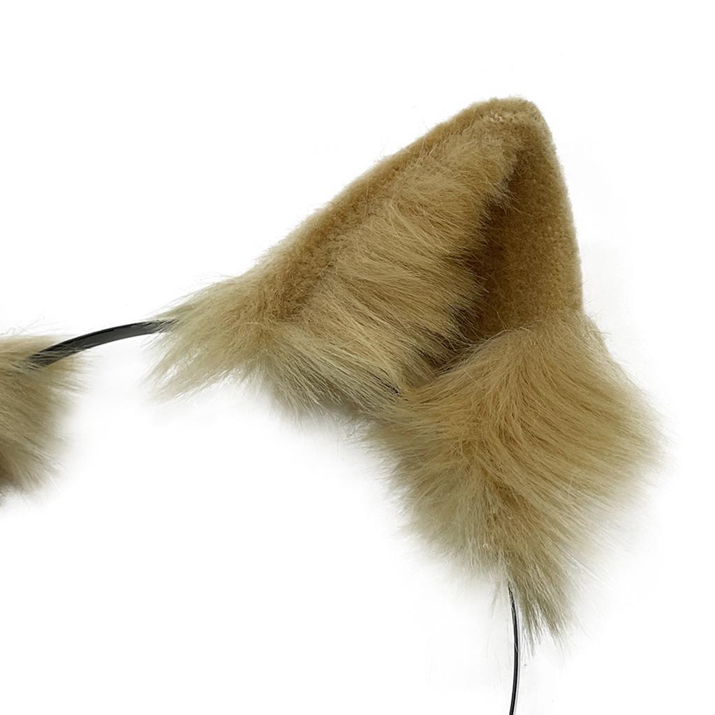 Cosplay Animal for Cat Ears Headdress Soft Kitten Ears Headband Kawaii Hair Prop