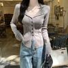 Women's Autumn & Winter Slimming Knit Cardigan with Retro Turn-Down Collar