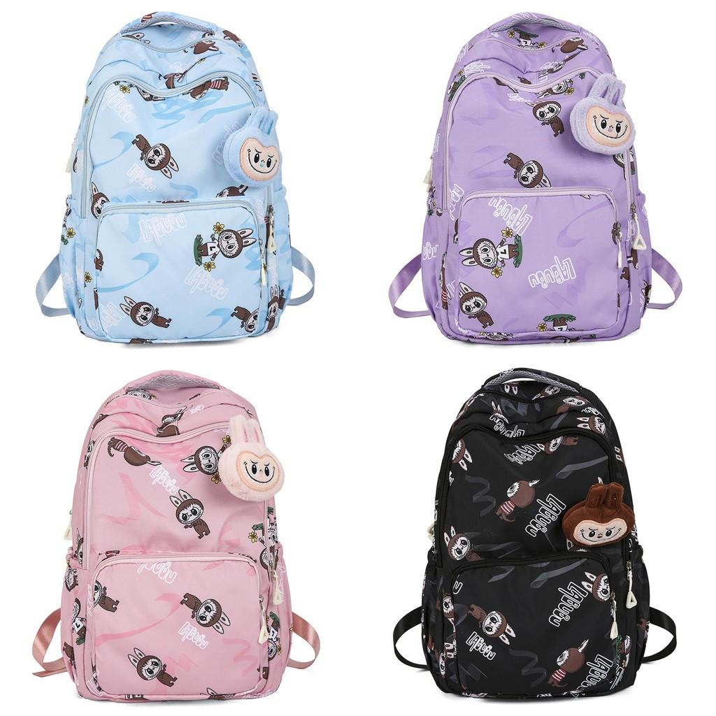 Student Themed Backpack Schoolbag Outdoor Large Capacity Travel Bag