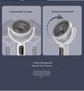 Rechargeable Oscillating Floor & Table Fan with Voice Control - Dual-Use Electric Fan with Timer